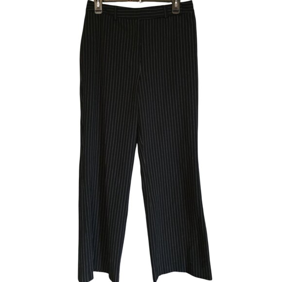 EUC Merona Pin-Stripe Wide Leg Slacks - Picture 1 of 6